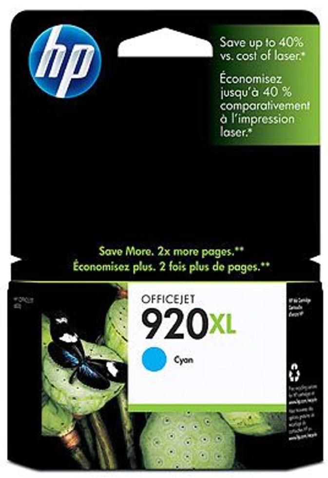 Photos - Ink & Toner Cartridge HP 920XL Cyan Officejet Ink Cartridge CD972AE#BGX 