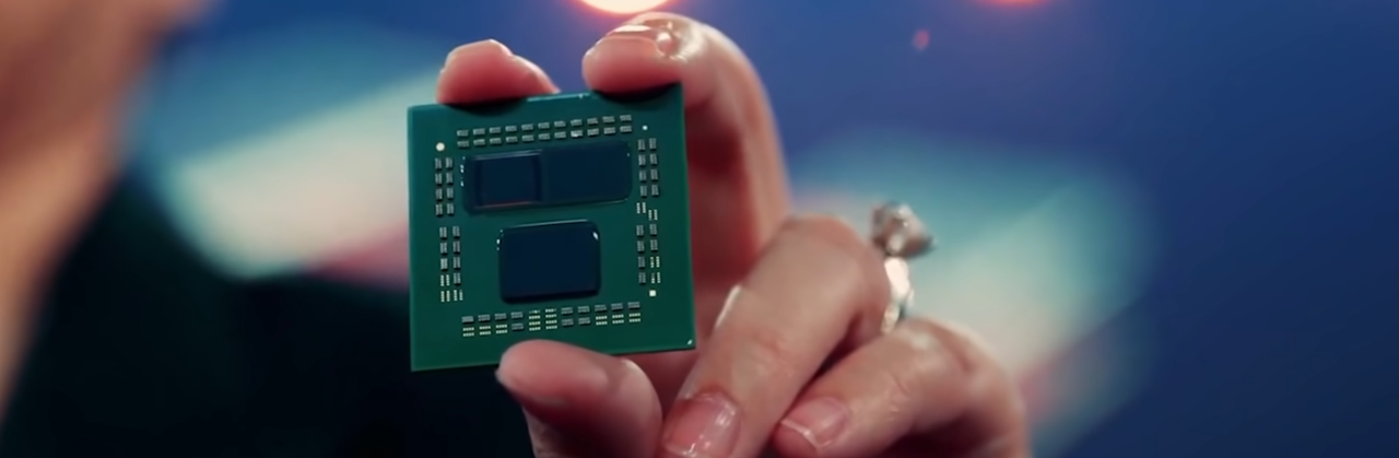 AMD 3D V-Cache prototype reveal at Computex 2021