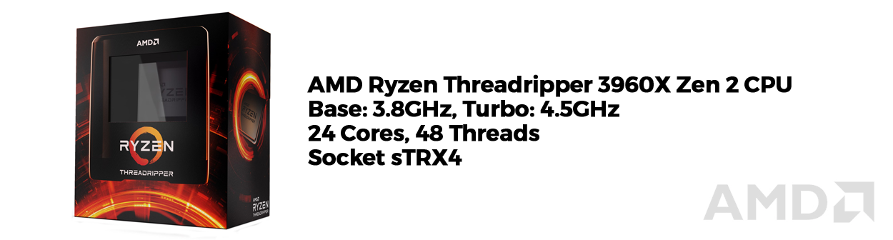 AMD Ryzen Threadripper 3960X Zen 2 CPU