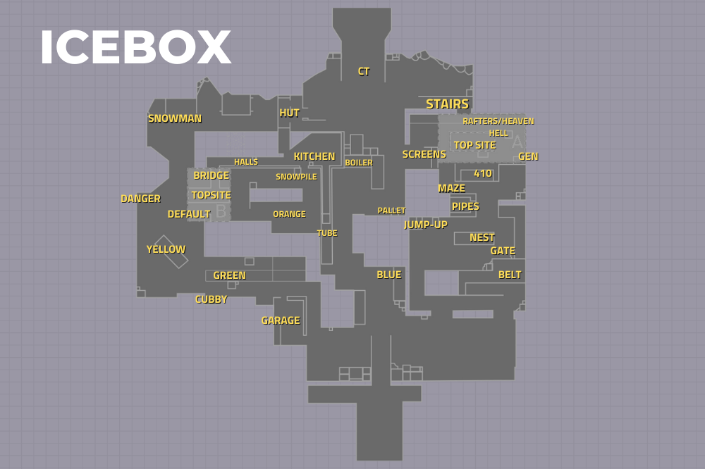 Icebox Callouts map