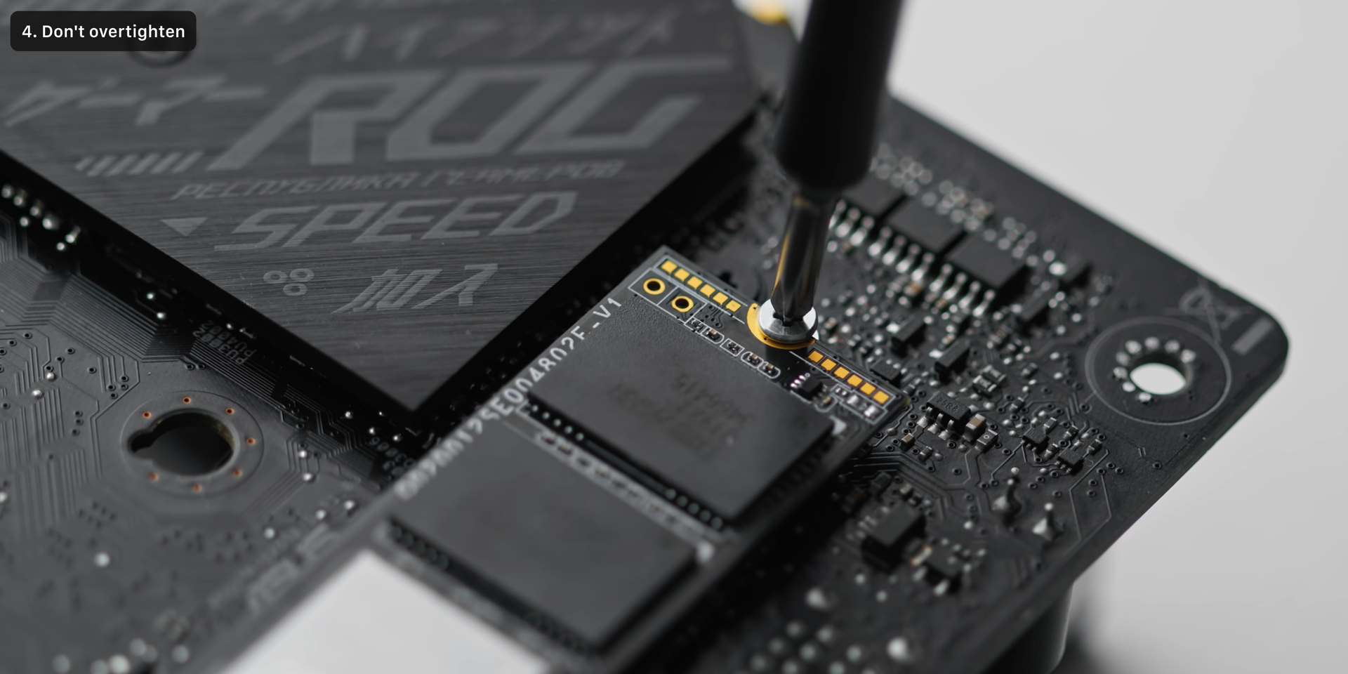 Don't Overtighten Screws