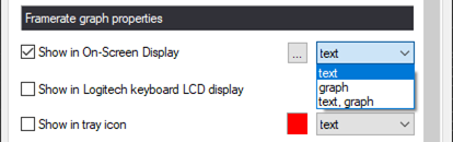 Framerate Graph Properties MSI Afterburner Screenshot