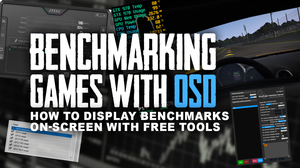 How to benchmark games  Monitor FPS, CPU GPU usage 