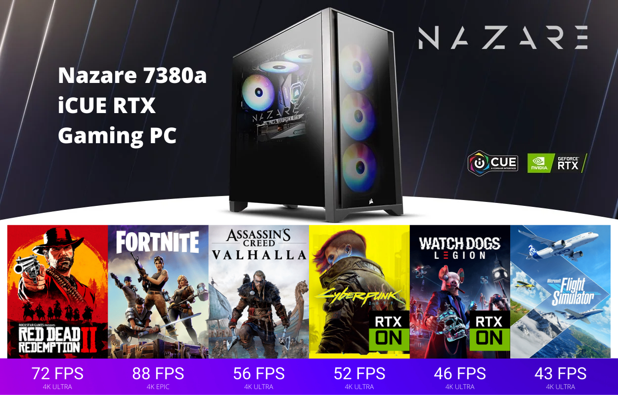 Nazare 7380a iCUE RTX Gaming PC