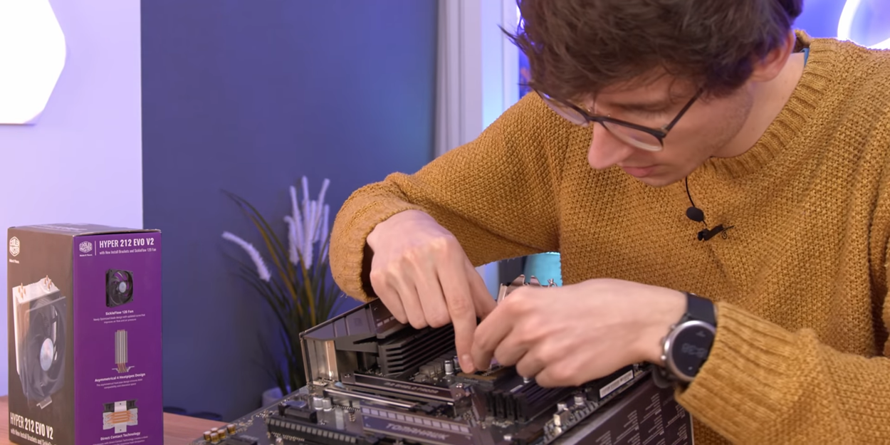 Build your PC with the motherboard outside of the case