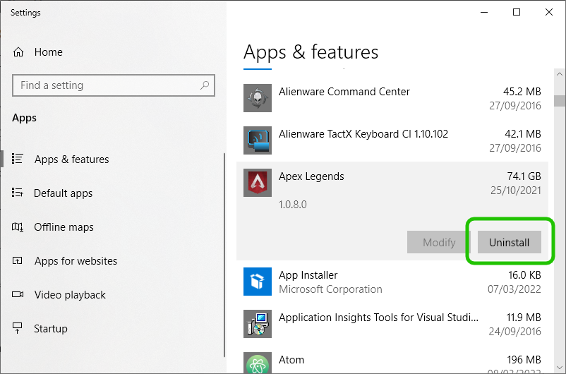 Removing programs you no longer use