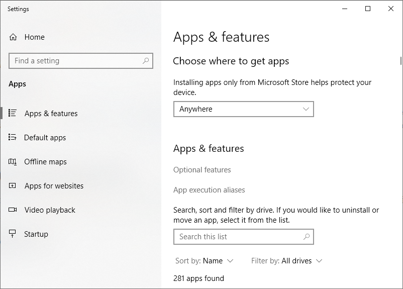 Add Remove Programs