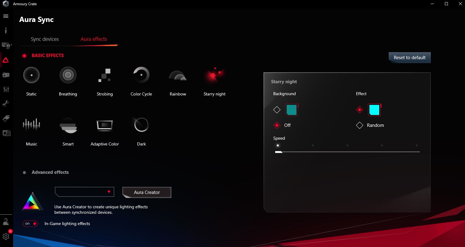 ASUS Aura Sync Christmas - Starry Night