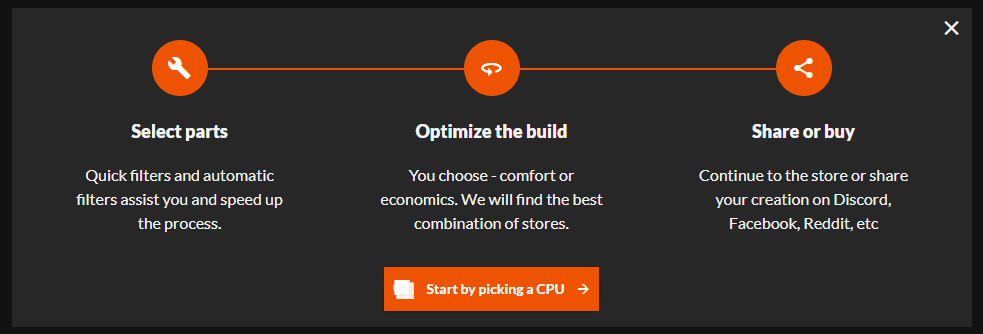 BuildAPC.gg Select Parts, Optimise and Share