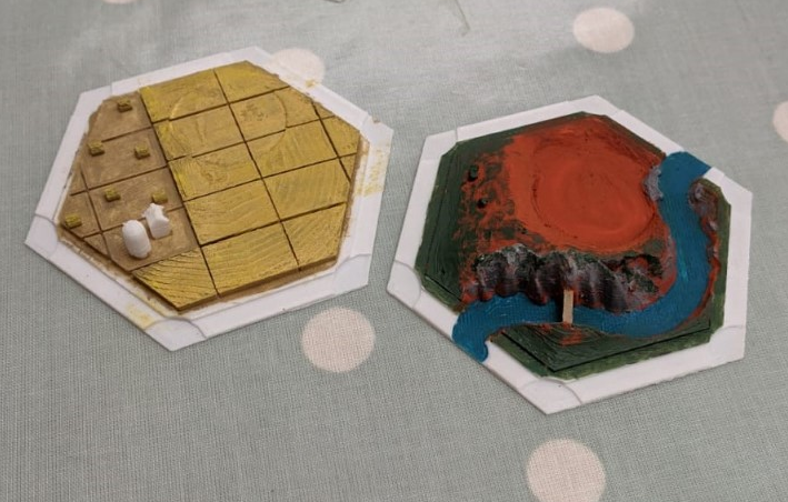Catan 3D édition Peinte à La Main – Plateau De Jeu Unique En PLA