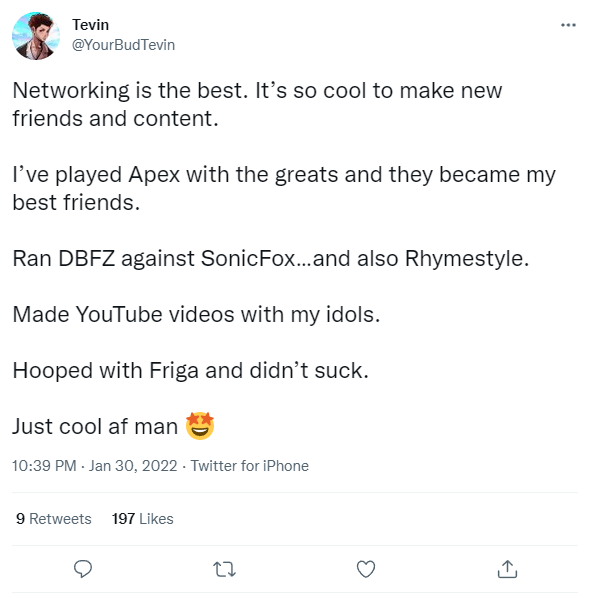 Networking and becoming a pro gamer
