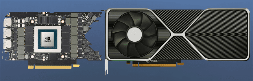 Comparison of mobile and desktop RTX 3080