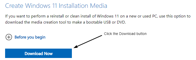 Windows 11 Installation Media