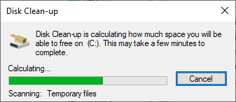 Disk clean up