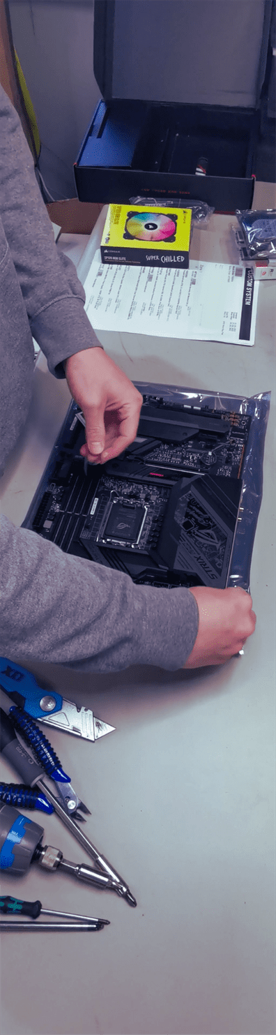 Core components of a gaming PC