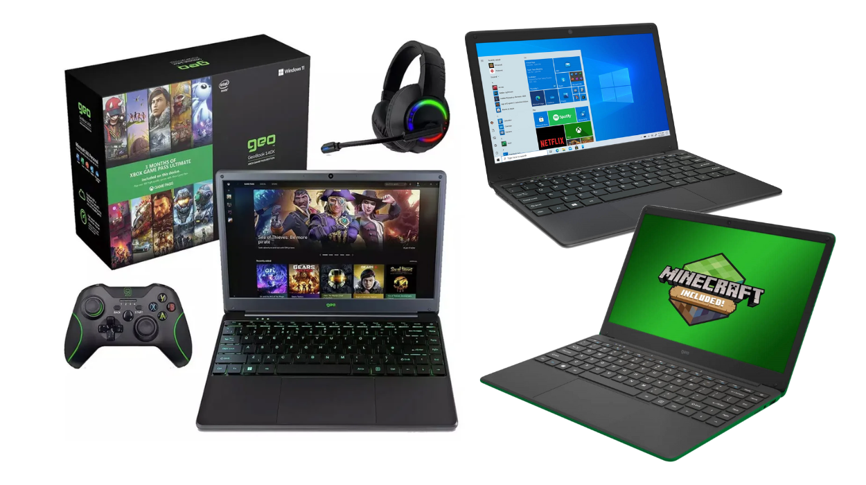 Laptops for cloud gaming, Minecraft and study Introducing Geo