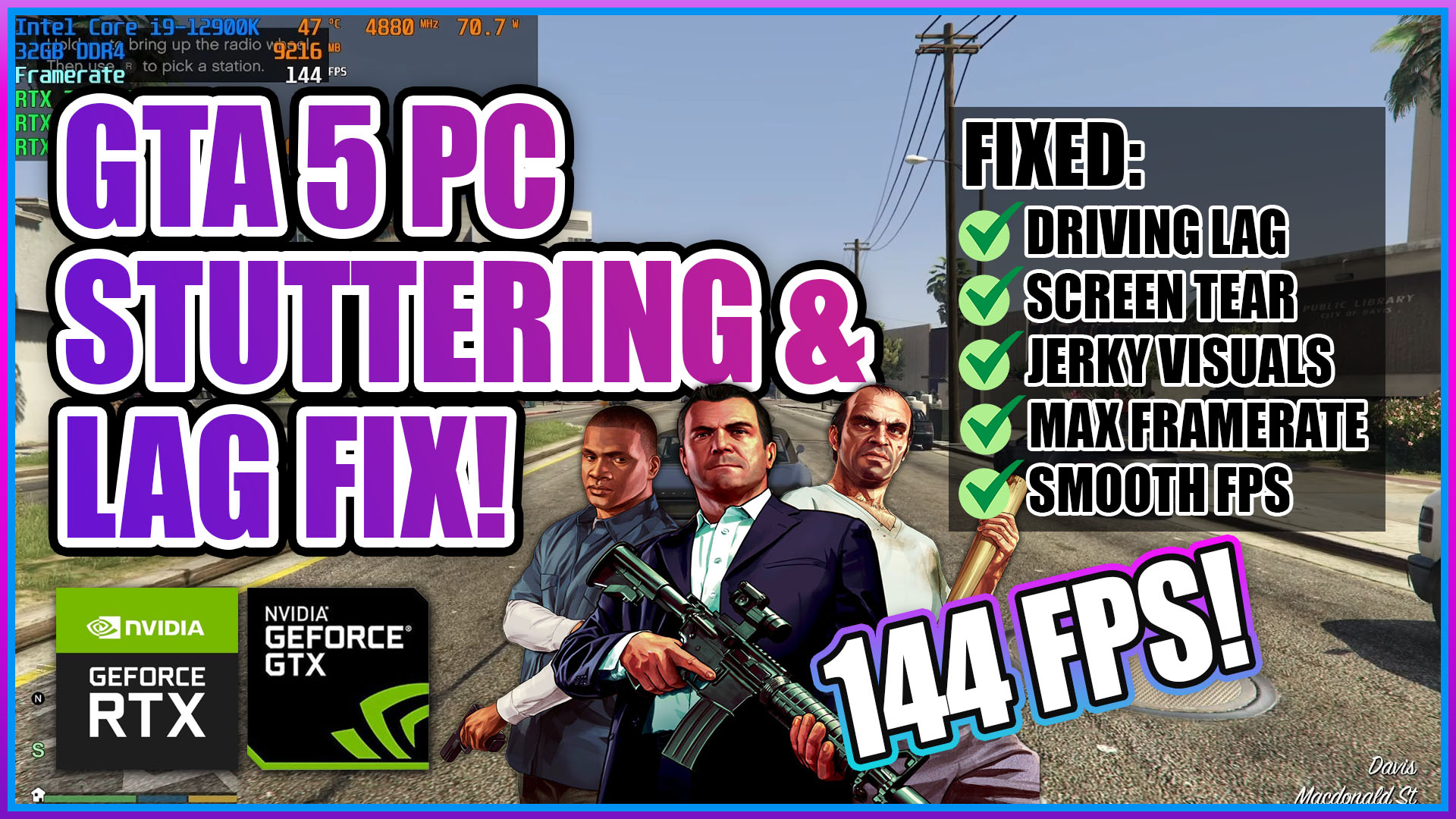 SOLVED GTA 5 Stuttering Driving Lag And Frame Drops CCL