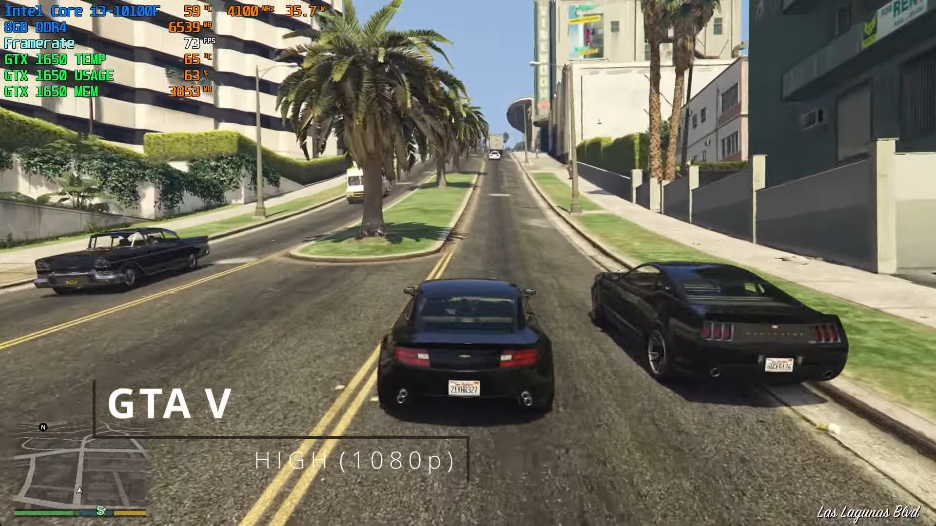 Grand Theft Auto 5 - GTX 1650 Benchmark