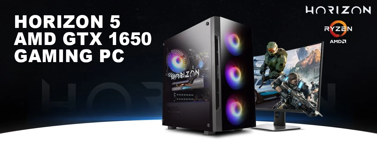 Horizon 5 AMD GTX 1650 Gaming PC