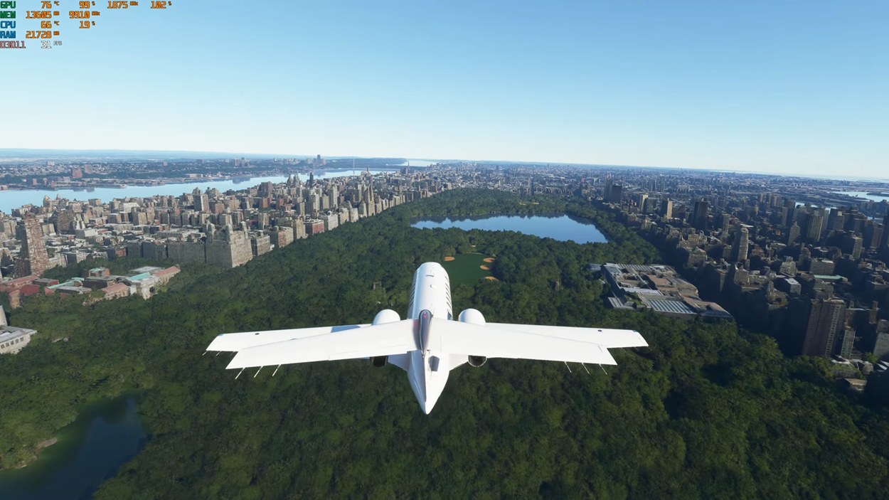 Low Flying in NYC in MSFS 2020