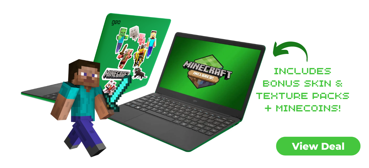 Childrens laptops for Minecraft