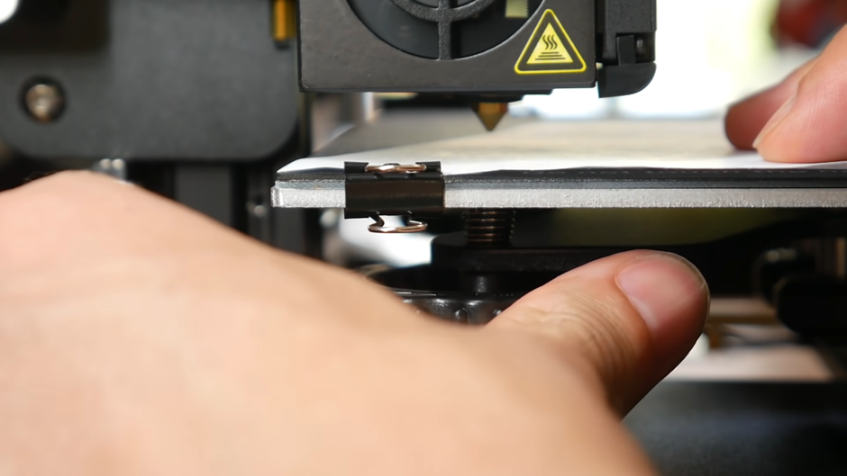 Pro Tip: Use Piece Of Paper Between The Nozzle And The Printing Bed