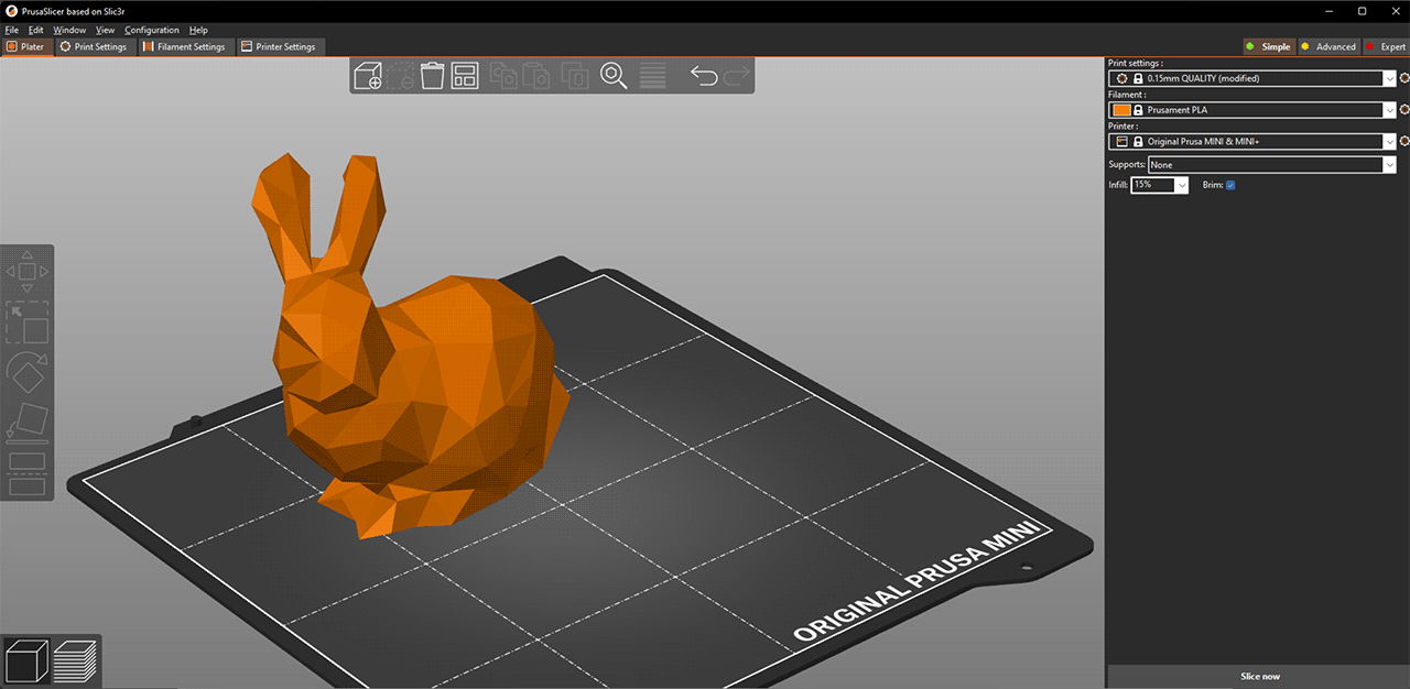 Prusa Slicer Screenshot