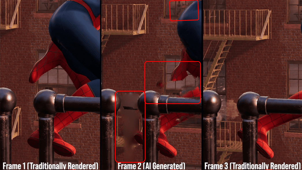 Spider-Man DLSS 3 demo with frame generation and optical flow frame-generation algorithm