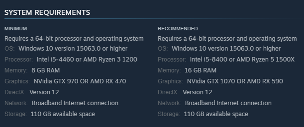 Steam System Requirements Forza 5