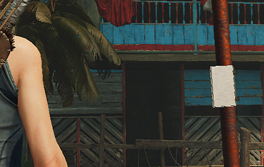 Rise of the Tomb Raider SMAA Anti-Aliasing Before