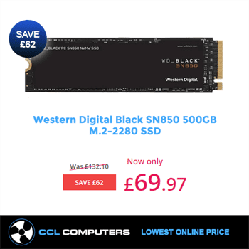 Western Digital Black SN850 500GB M.2-2280 SSD
