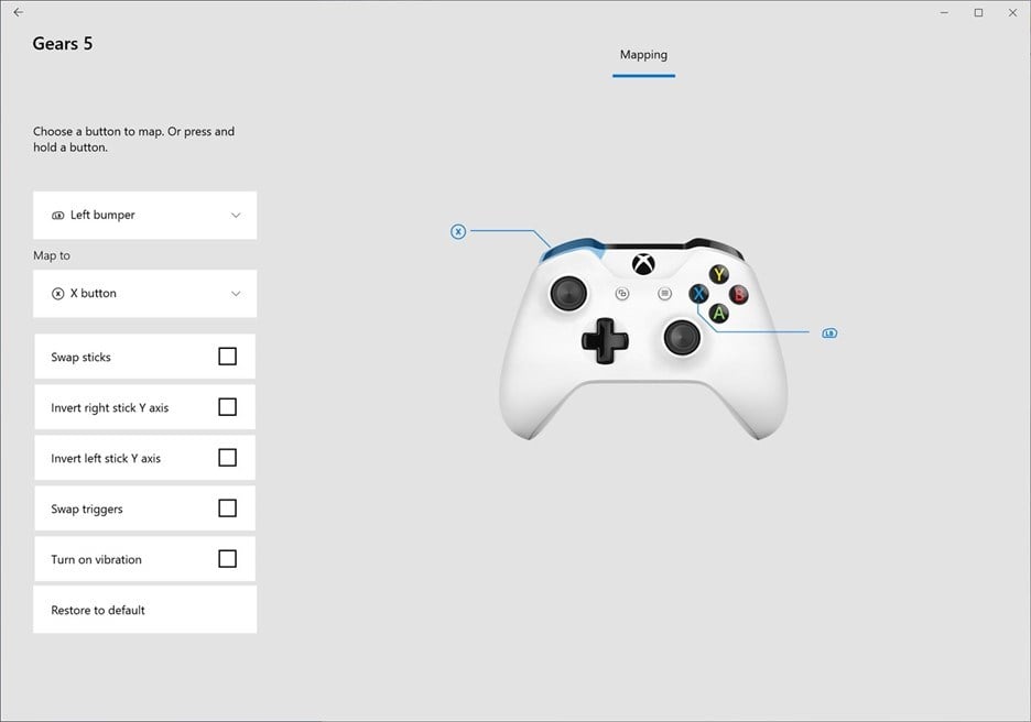Xbox Accessories Application