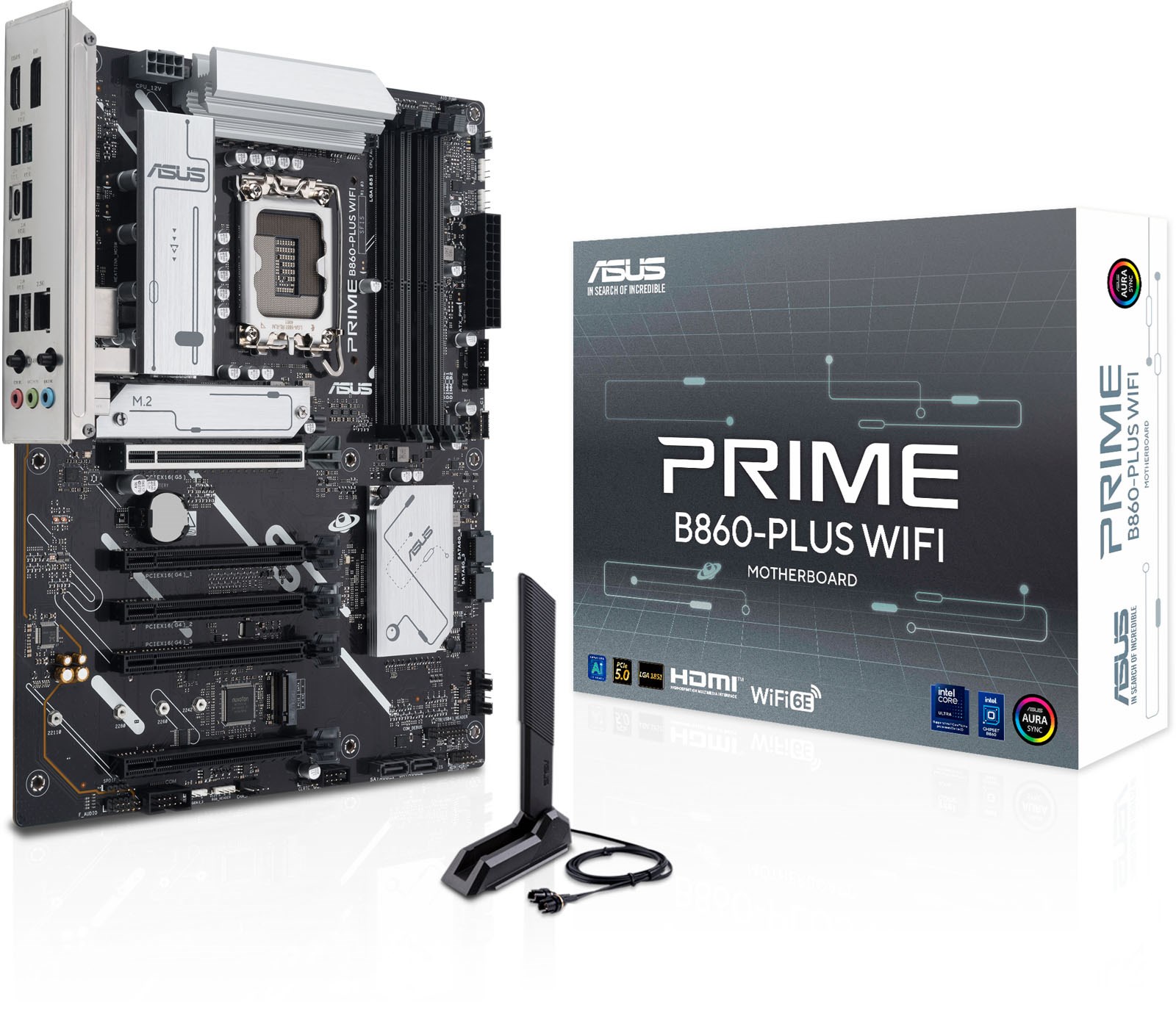 ASUS Prime B860-Plus WiFi ATX Motherboard For Intel LGA1851 CPUs