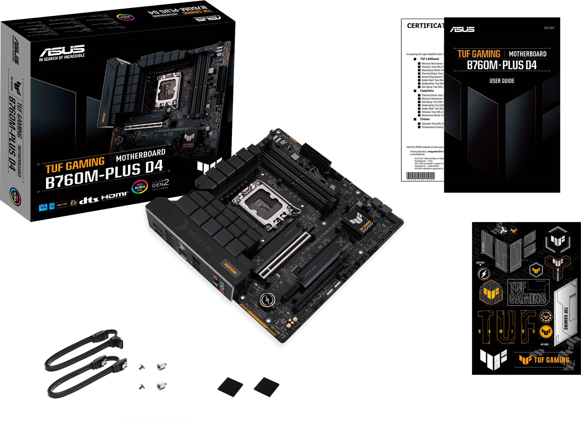 ASUS TUF Gaming B760M-Plus D4 Intel Socket 1700 Motherboard - TUF