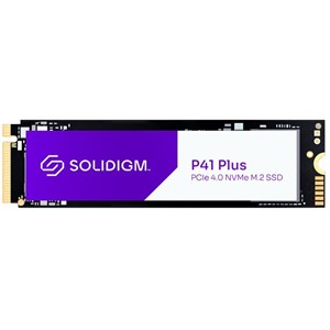 Solidigm P41 Plus SSD, 512GB, M.2-2280, PCIe Gen4 x4 NVMe