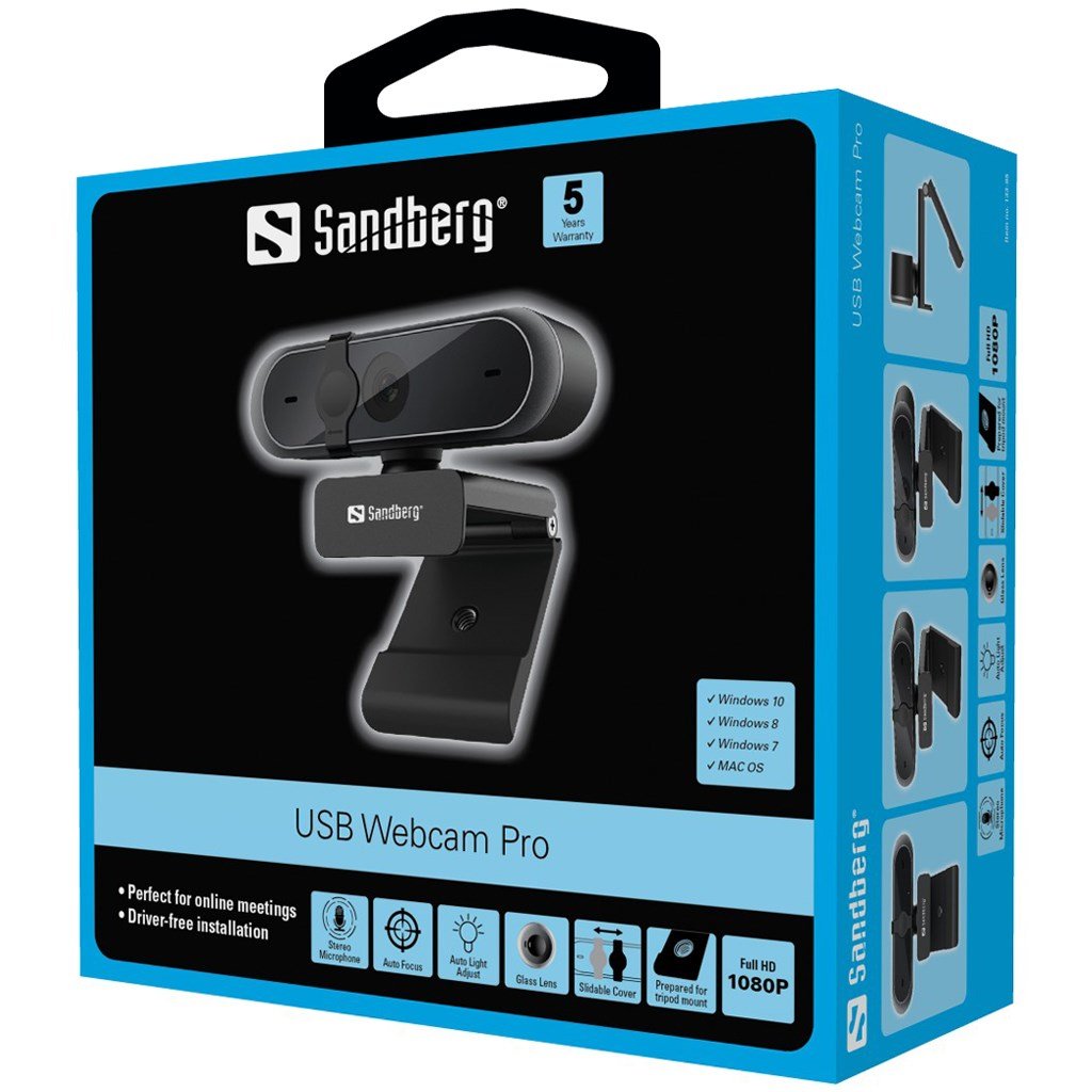 Sandberg usb 2025 pro webcam