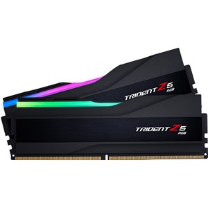 G.Skill Trident Z5 RGB 32GB DDR5 Dual Channel Desktop Memory Kit, 2 x 16GB, 6400MHz, PC5-51200, CL32, 1.4V, Black