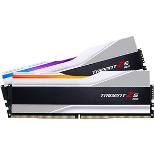 G.Skill Trident Z5 RGB 32GB DDR5 Dual Channel Desktop Memory Kit, 2 x 16GB, 6000MHz, PC5-48000, CL36, 1.35V, Silver