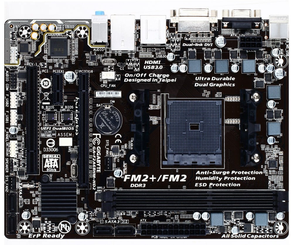 Socket clearance fm2+ motherboard