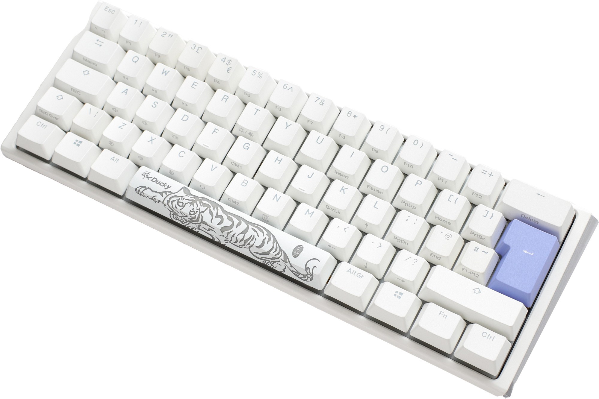 Ducky One 3 Classic Mini Mechanical USB Keyboard in Pure White, 60