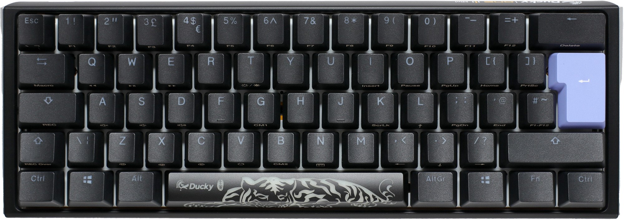 Ducky mecha mini keyboard black good and brown switches