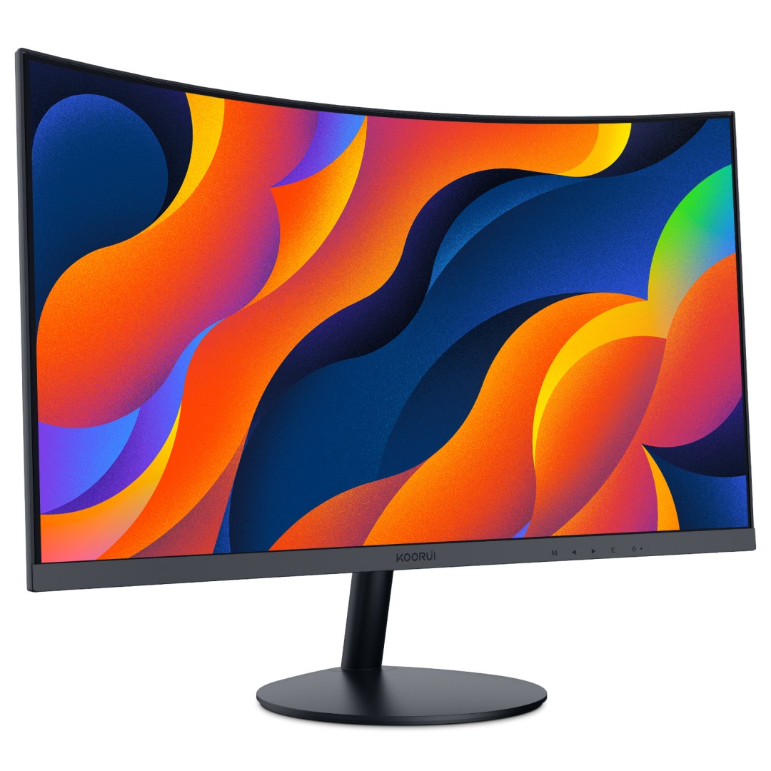 KOORUI 24N5C 23.6" Full HD Curved Monitor - VA, 60Hz, 12ms, HDMI