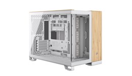 Corsair 2500X Bamboo Mid Tower Case - White 