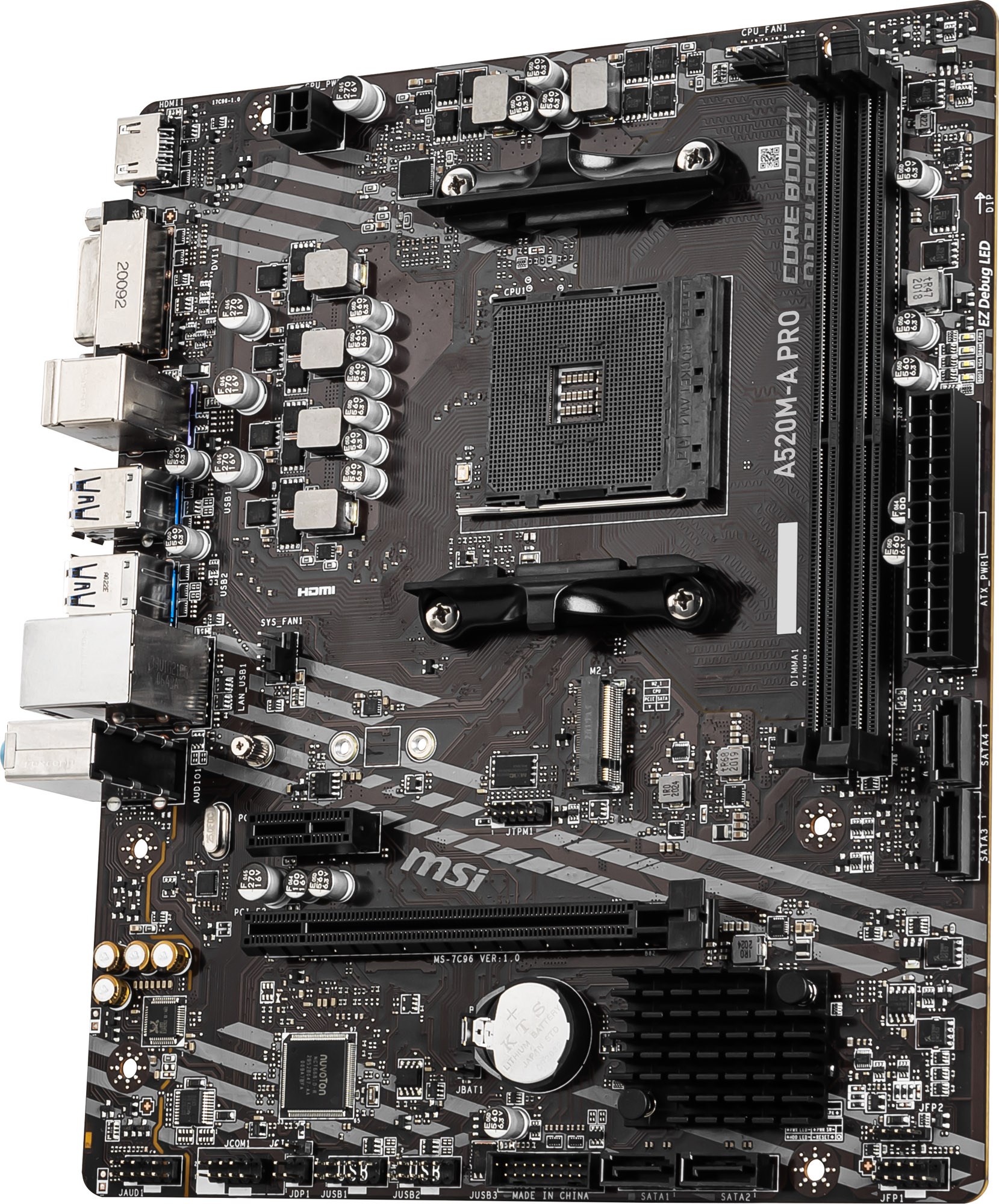 MSI A520M A PRO AMD Socket AM4 Motherboard A520M A PRO CCL