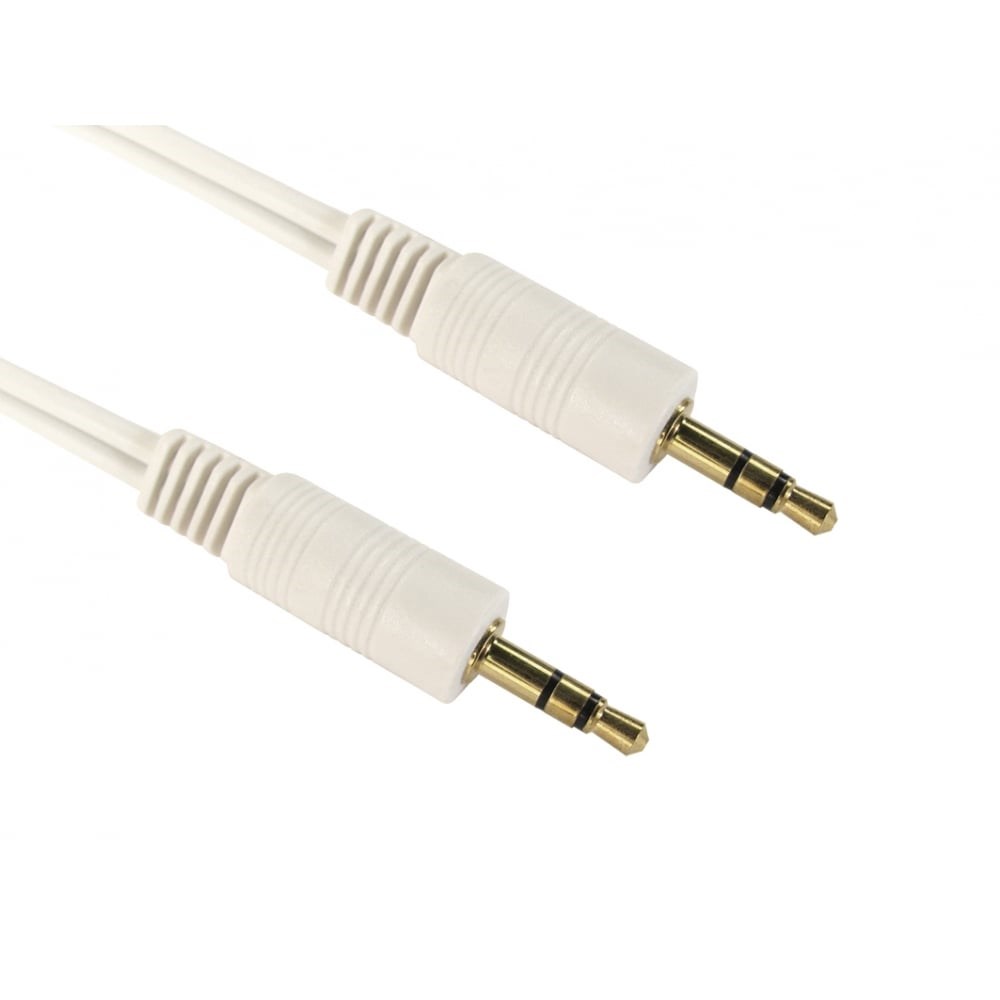 Photos - Cable (video, audio, USB) Cables Direct 10m 3.5mm Stereo Audio Cable, White 2TT-10WHT 