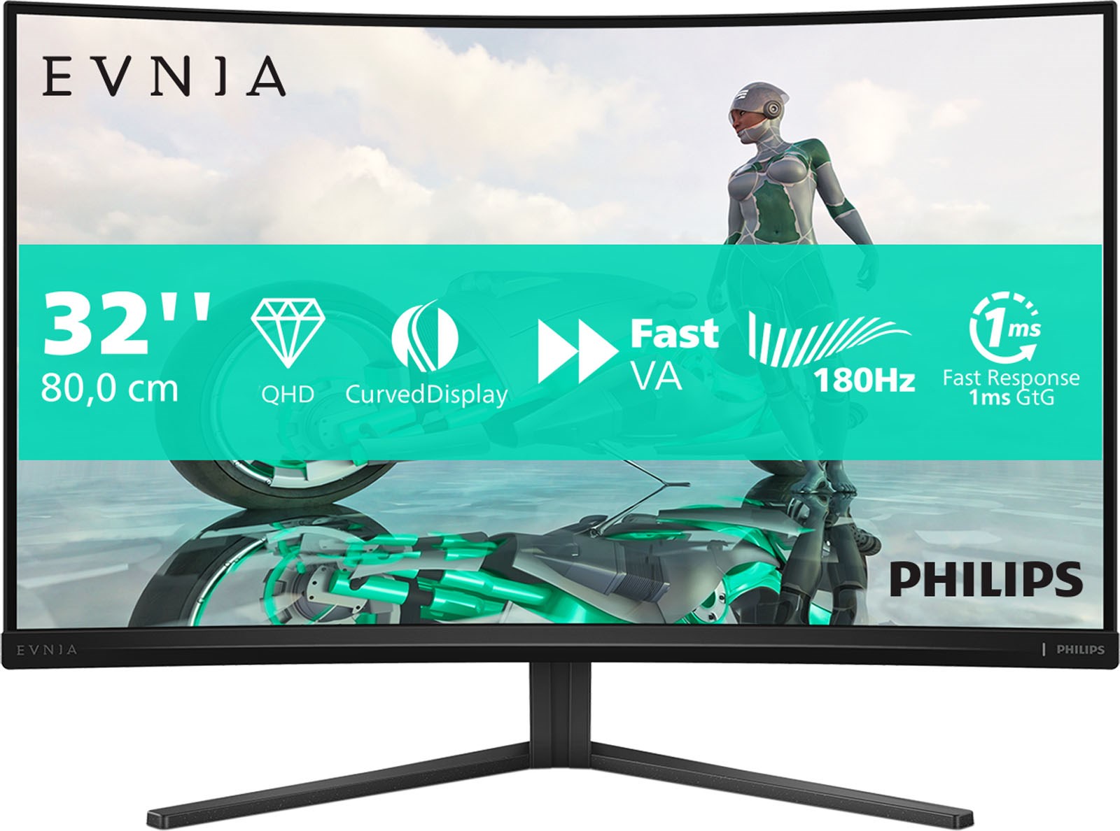 31.5 INCH QHD 180Hz 2 HDMI DP