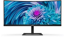 Philips E Line 34 inch 1ms Curved Monitor - 3440 x 1440, 1ms, Speakers, HDMI