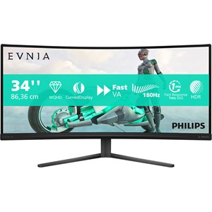 Philips Evnia 34M2C3500L 34 inch QHD 180Hz VA Curved Gaming Monitor