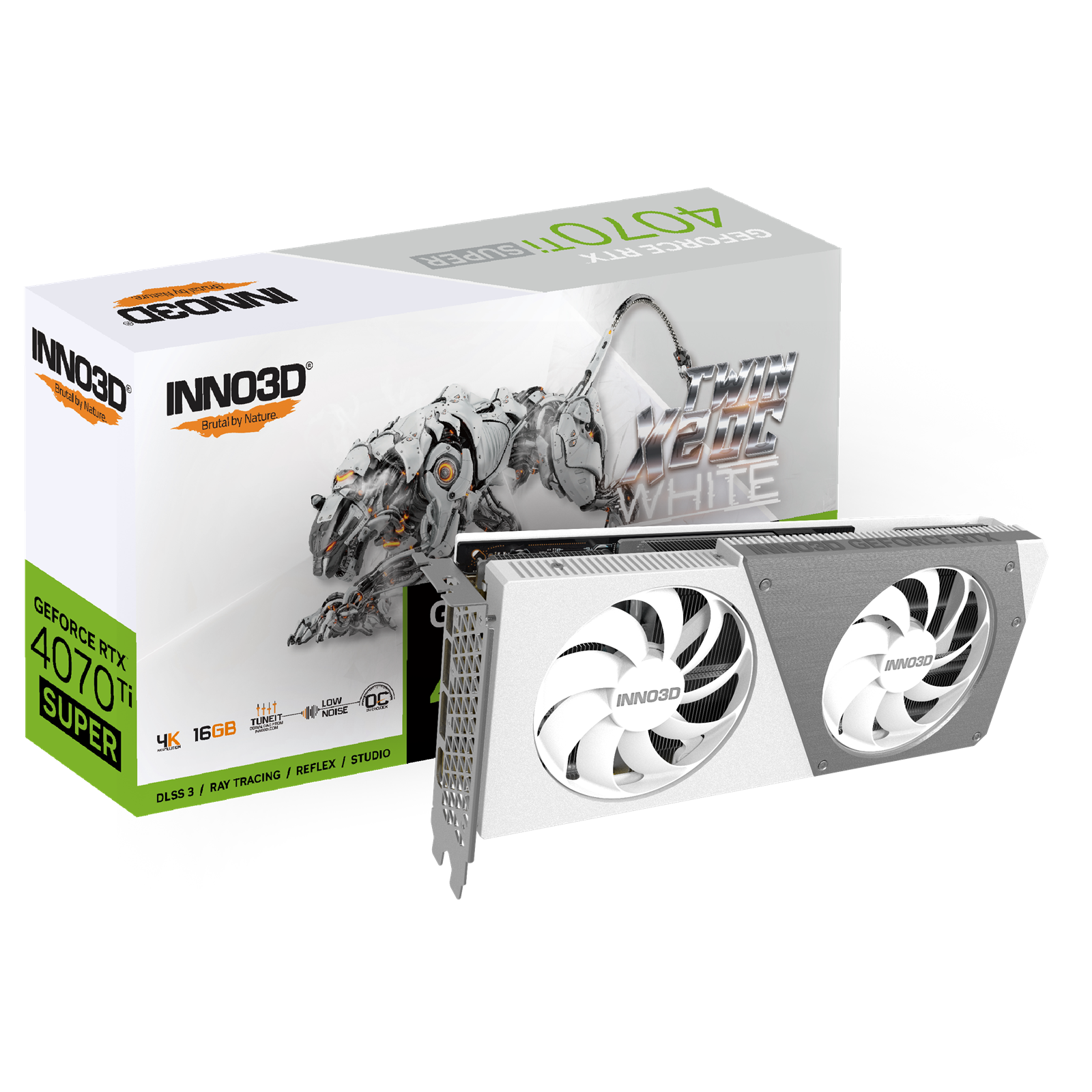 INNO3D GeForce RTX 4070 Ti SUPER Twin X2 OC 16GB GDDR6X Graphics Card