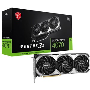 MSI GeForce RTX 4070 Ventus 3x E 12GB OC Graphic Card